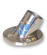 Round stainless steel marine hardware base fitting